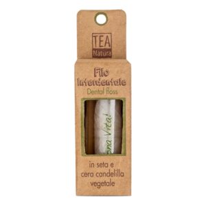 Filo interdentale in seta e cera vegetale